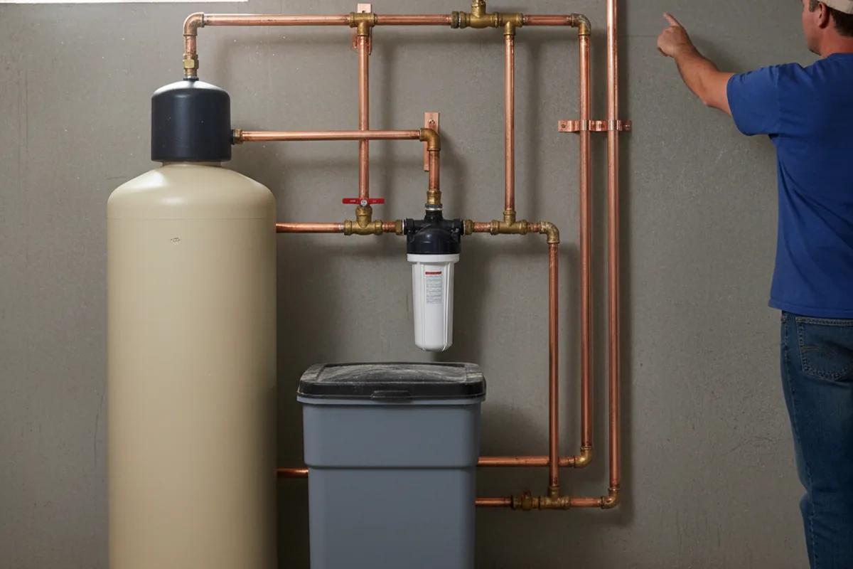 Whole-house water treatment system installed in Carlton